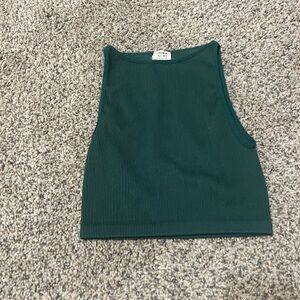 Green Cotton on tank